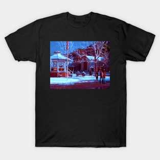 The Town Square in Winter T-Shirt
